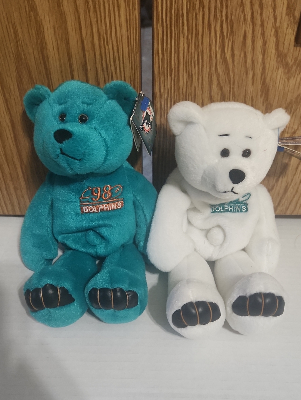 Limited Treasures Miami Dolphins 1998 Dan Marino Stuffed Bears Nwt
